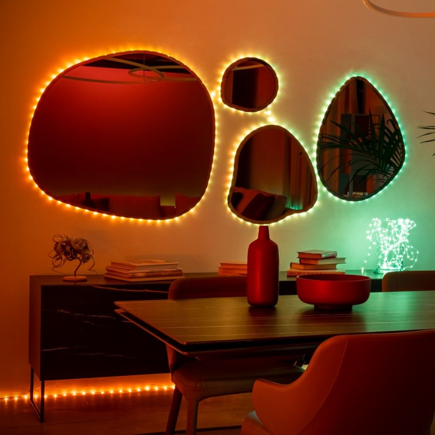 Twinkly - LED RGB Dimbar remsa DOTS 60xLED 3 m Wi-Fi USB