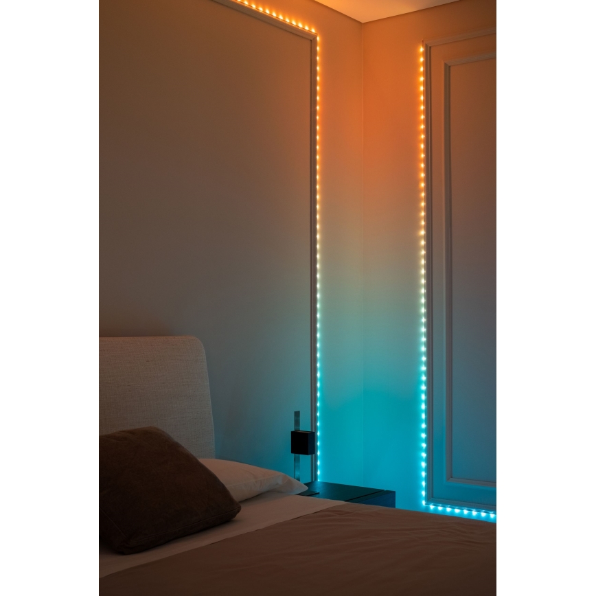 Twinkly - LED RGB Dimmbar julbelysning DOTS 60xLED 7 m USB Wi-Fi
