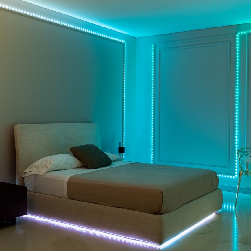 Twinkly - LED RGB Utomhus ljusreglerad list DOTS 200xLED 10 m IP44 WiFi