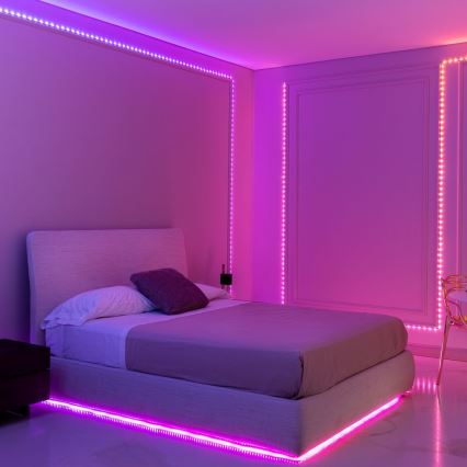 Twinkly - LED RGB Utomhus ljusreglerad list DOTS 200xLED 10 m IP44 WiFi