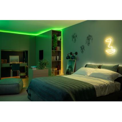Twinkly - LED RGB Utomhus ljusreglerad list DOTS 200xLED 10 m IP44 WiFi