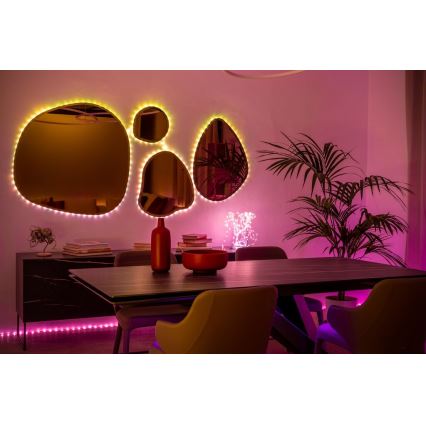 Twinkly - LED RGB Utomhus ljusreglerad list DOTS 200xLED 10 m IP44 WiFi