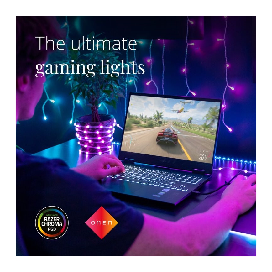 Twinkly - LED RGB Utomhus ljusreglerad list DOTS 400xLED 20 m IP44 Wi-Fi