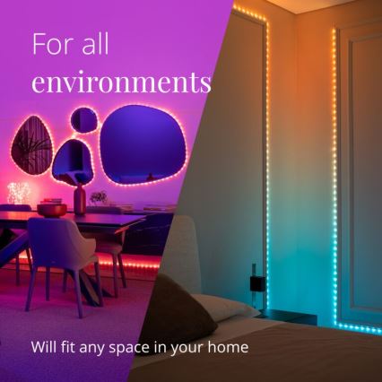 Twinkly - LED RGB Utomhus ljusreglerad list DOTS 400xLED 20 m IP44 Wi-Fi