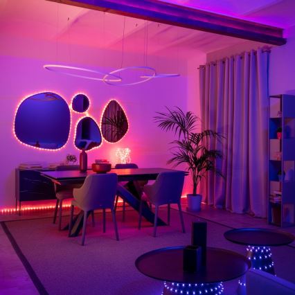 Twinkly - LED RGB Utomhus ljusreglerad list DOTS 400xLED 20 m IP44 Wi-Fi