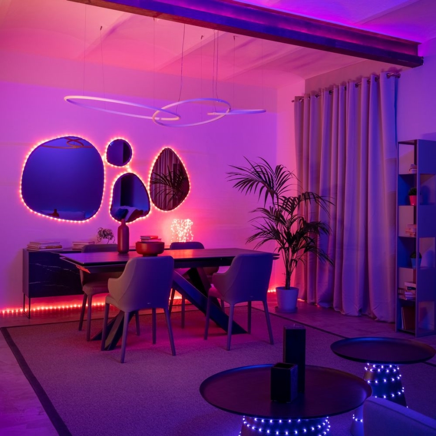 Twinkly - LED RGB Utomhus ljusreglerad list DOTS 400xLED 20 m IP44 Wi-Fi