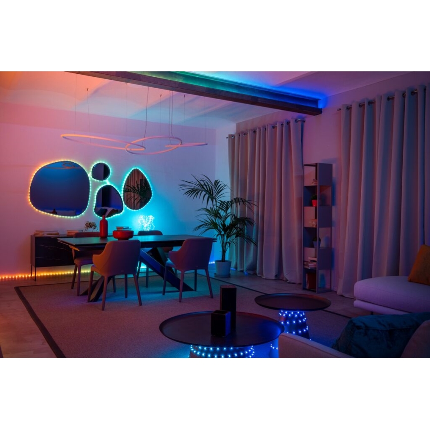 Twinkly - LED RGB Utomhus ljusreglerad list DOTS 400xLED 20 m IP44 Wi-Fi