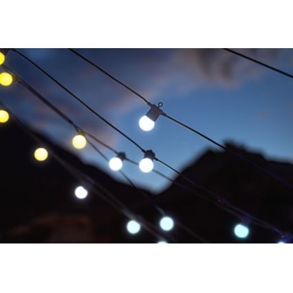 Twinkly - LED Ljusreglerad utomhus Dekorativ slinga FESTOON 20xLED 14m IP44 Wi-Fi
