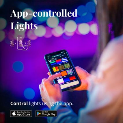 Twinkly - LED RGB Ljusreglerad utomhus Dekorativ slinga FESTOON 20xLED 14m IP44 Wi-Fi
