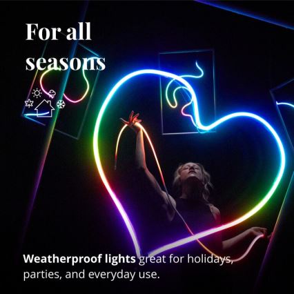 Twinkly - LED RGB Dimbar remsa FLEX 200xLED 2 m Wi-Fi