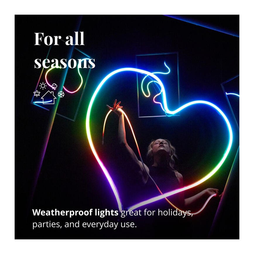 Twinkly - LED RGB Dimbar remsa FLEX 200xLED 2 m Wi-Fi