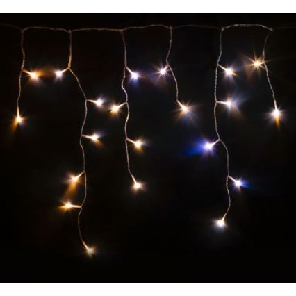 Twinkly - LED Ljusreglerad utomhus Julgardin ICICLE 190xLED 11,5m IP44 Wi-Fi