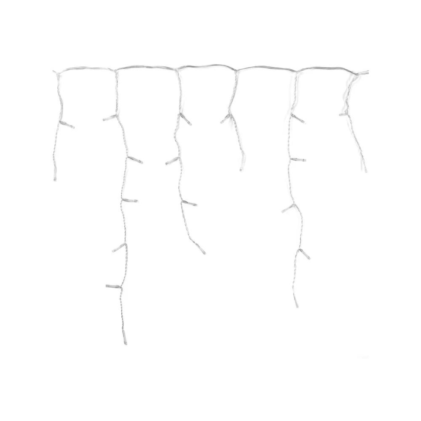 Twinkly - LED Ljusreglerad utomhus Julgardin ICICLE 190xLED 11,5m IP44 Wi-Fi