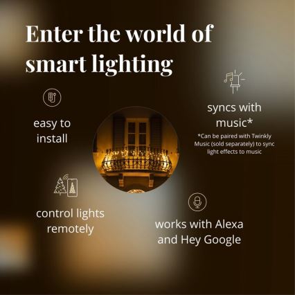 Twinkly - LED Ljusreglerad utomhus Julgardin ICICLE 190xLED 11,5m IP44 Wi-Fi