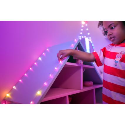 Twinkly - LED RGB Ljusreglerad Julkedja CANDIES 100xLED 8 m USB Wi-Fi