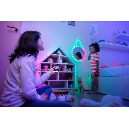 Twinkly - LED RGB Ljusreglerad Julkedja CANDIES 100xLED 8 m USB Wi-Fi