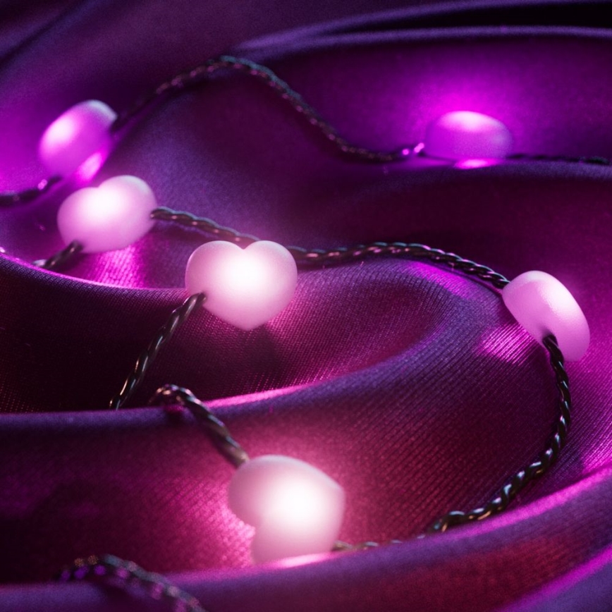 Twinkly - LED RGB Ljusreglerad Julkedja CANDIES 200xLED 14 m USB Wi-Fi