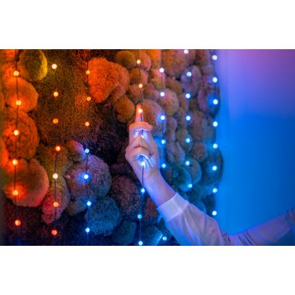 Twinkly - LED RGB Ljusreglerad Julkedja CANDIES 100xLED 8 m USB Wi-Fi