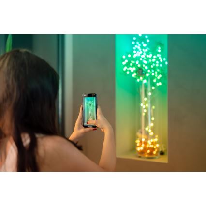 Twinkly - LED RGB Ljusreglerad Julkedja CANDIES 100xLED 8 m USB Wi-Fi