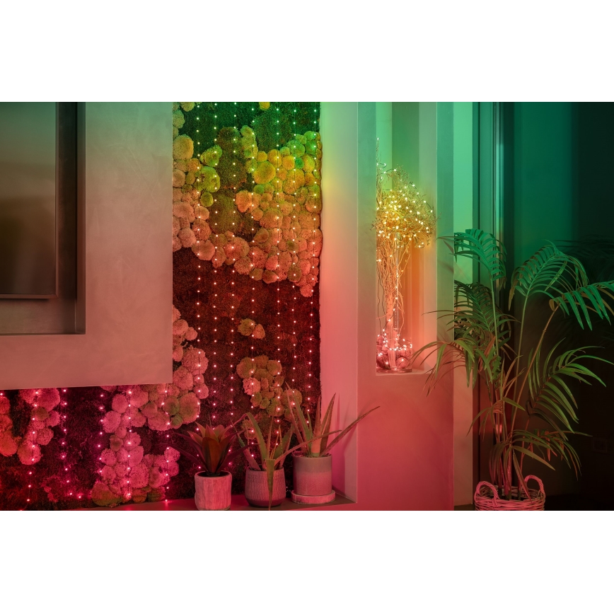 Twinkly - LED RGB Ljusreglerad Julkedja CANDIES 100xLED 8 m USB Wi-Fi