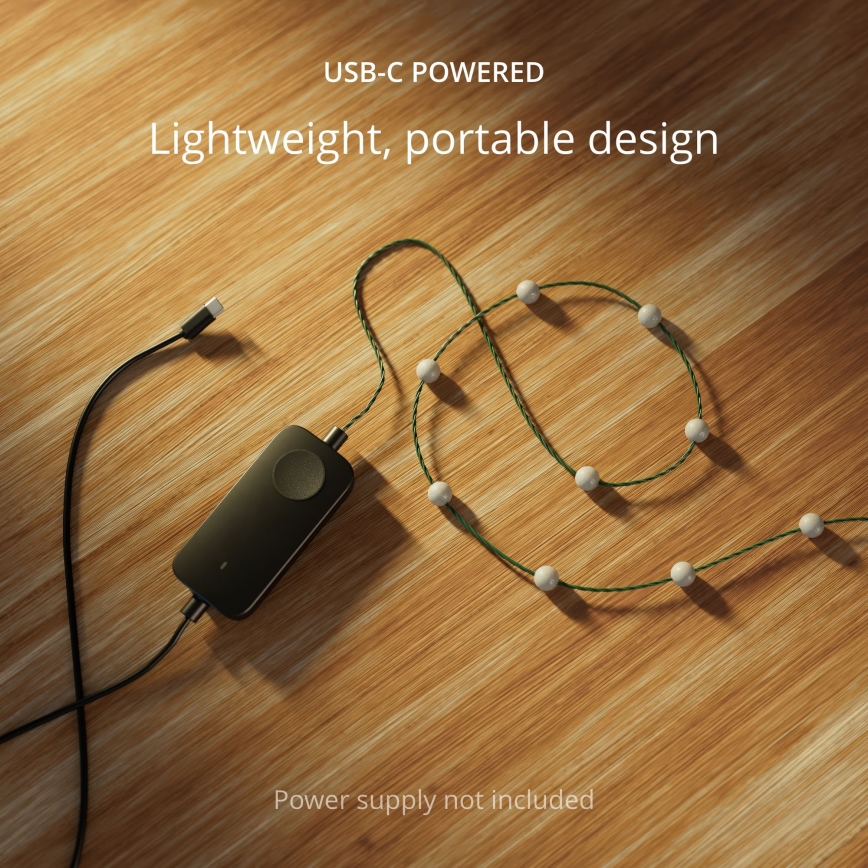 Twinkly - LED RGB Ljusreglerad Julkedja CANDIES 100xLED 8 m USB Wi-Fi