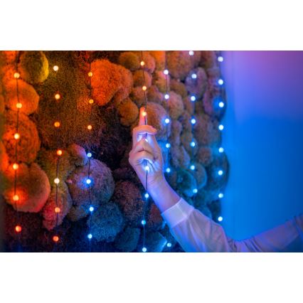 Twinkly - LED RGB Ljusreglerad Julkedja CANDIES 100xLED 8 m USB Wi-Fi