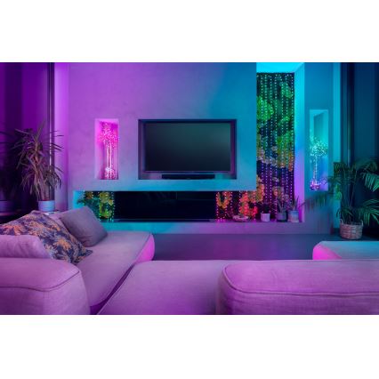 Twinkly - LED RGB Ljusreglerad Julkedja CANDIES 100xLED 8 m USB Wi-Fi
