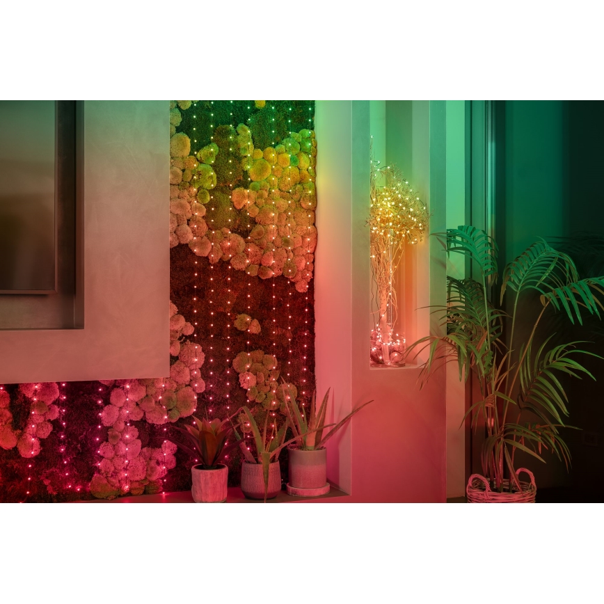 Twinkly - LED RGB Ljusreglerad Julkedja CANDIES 100xLED 8 m USB Wi-Fi