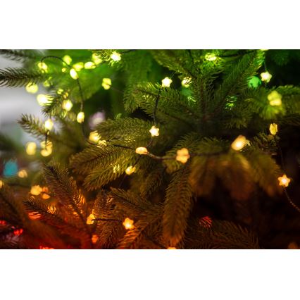 Twinkly - LED RGB Ljusreglerad Julkedja CANDIES 200xLED 14 m USB Wi-Fi