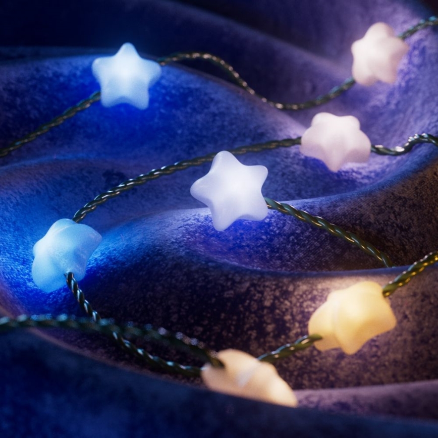 Twinkly - LED RGB Ljusreglerad Julkedja CANDIES 200xLED 14 m USB Wi-Fi