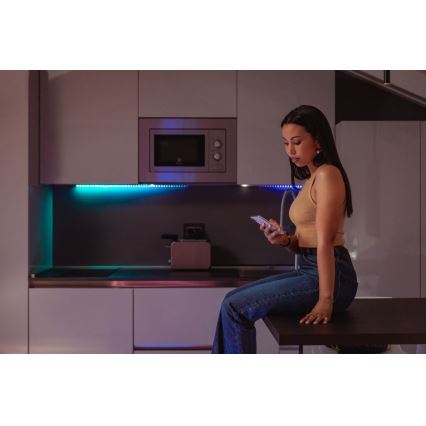 Twinkly - LED RGB Dimbar remsa LINE 100xLED 1,5 m Wi-Fi