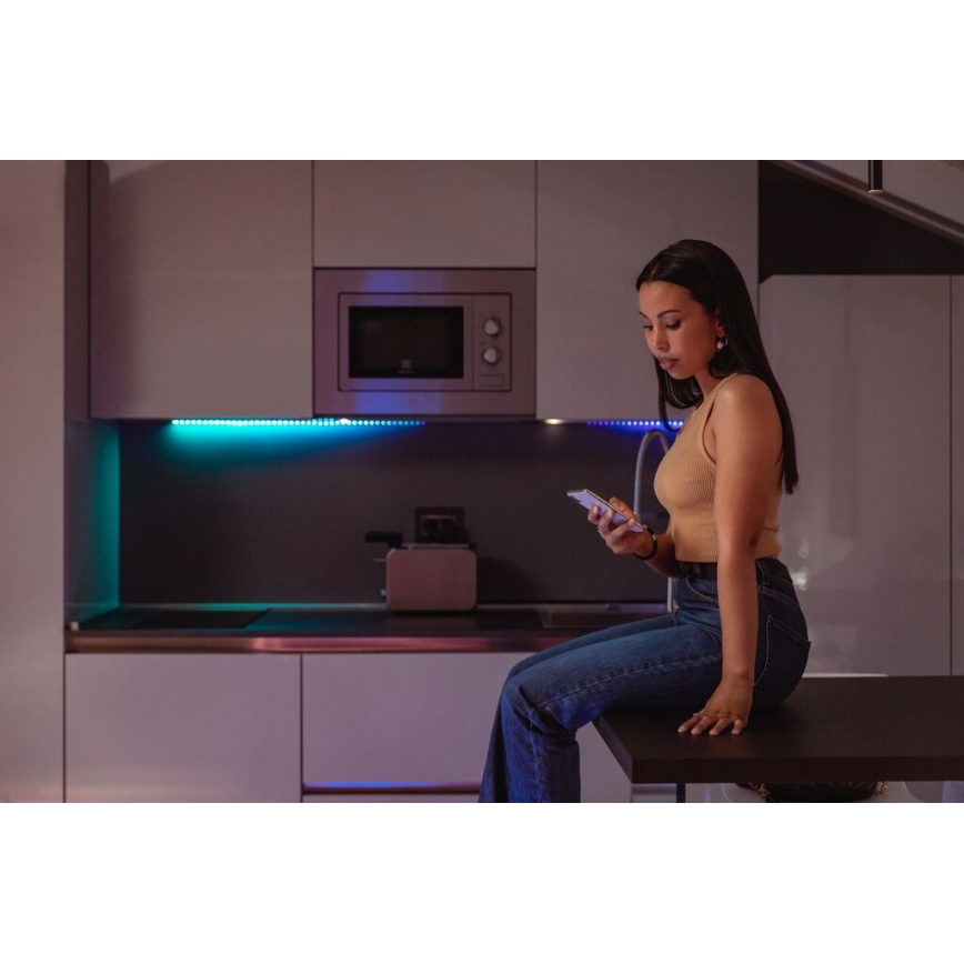 Twinkly - LED RGB Dimbar remsa LINE 100xLED 1,5 m Wi-Fi