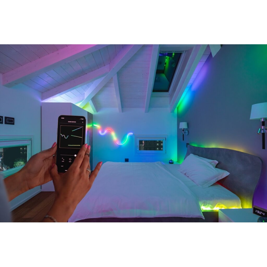 Twinkly - LED RGB Dimbar remsa LINE 100xLED 1,5 m Wi-Fi