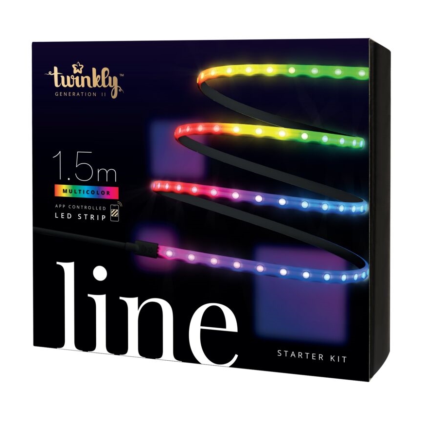 Twinkly - LED RGB Dimbar remsa LINE 100xLED 1,5 m Wi-Fi