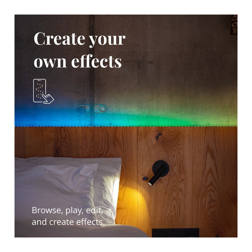 Twinkly - LED RGB Dimbar remsa LINE 100xLED 1,5 m Wi-Fi