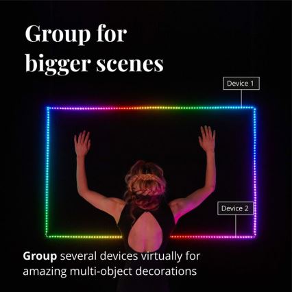Twinkly - LED RGB Dimbar remsa LINE 100xLED 1,5 m Wi-Fi