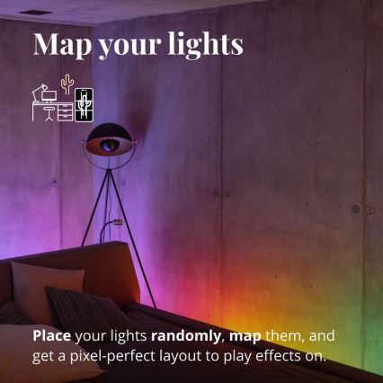 Twinkly - LED RGB Dimbar remsa LINE 100xLED 1,5 m Wi-Fi