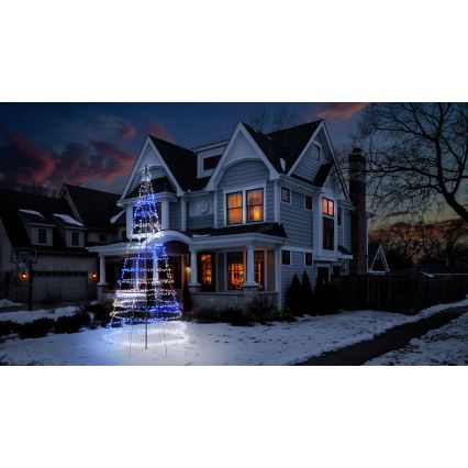 Twinkly - LED RGBW dimmerbar utomhusjulgran LIGHT TREE 1000 LED 6 m IP44 Wi-Fi
