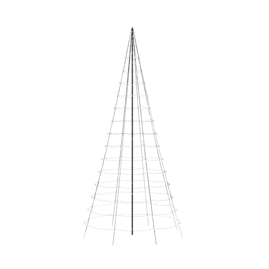 Twinkly - LED RGBW dimbar utomhusjulgran LIGHT TREE 1000xLED 6 m IP44 Wi-Fi