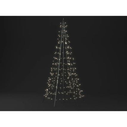 Twinkly - LED RGBW Dimbart utomhus julgran LIGHT TREE 300xLED 2m IP44 Wi-Fi
