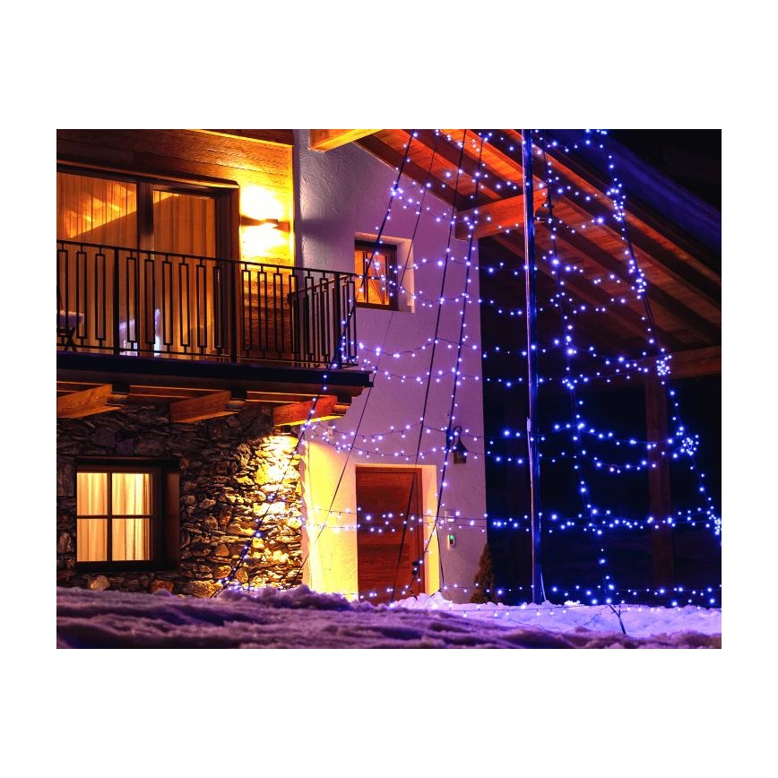 Twinkly - LED RGBW Ljusreglerad utomhus Julgran LIGHT TREE 450xLED 3m IP44 Wi-Fi