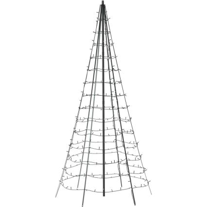 Twinkly - LED RGBW Ljusreglerad utomhus Julgran LIGHT TREE 450xLED 3m IP44 Wi-Fi