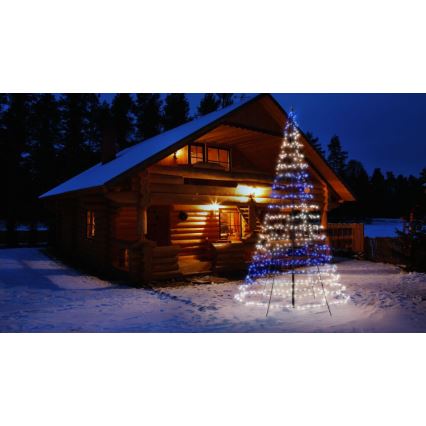 Twinkly - LED RGBW Dimbart utomhus julgran LIGHT TREE 750xLED 4m IP44 Wi-Fi