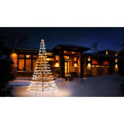 Twinkly - LED RGBW Dimbart utomhus julgran LIGHT TREE 750xLED 4m IP44 Wi-Fi