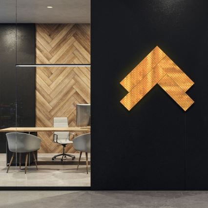 Twinkly - LED RGB Ljusreglerad panel SQUARES 64xLED 16x16 cm Wi-Fi