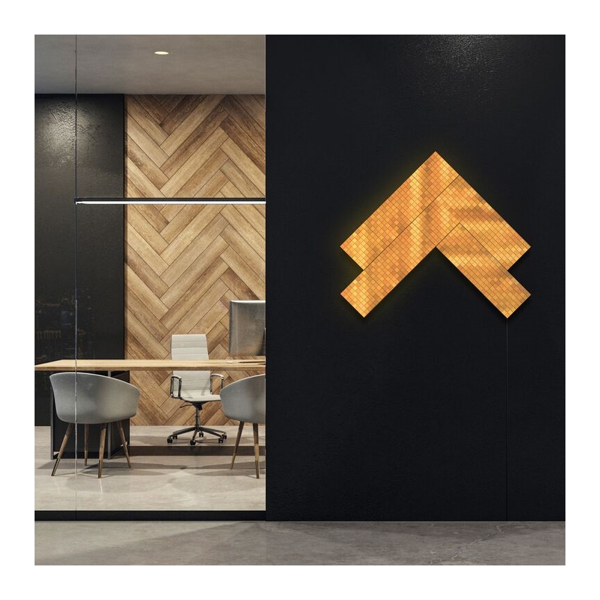 Twinkly - LED RGB Ljusreglerad panel SQUARES 64xLED 16x16 cm Wi-Fi