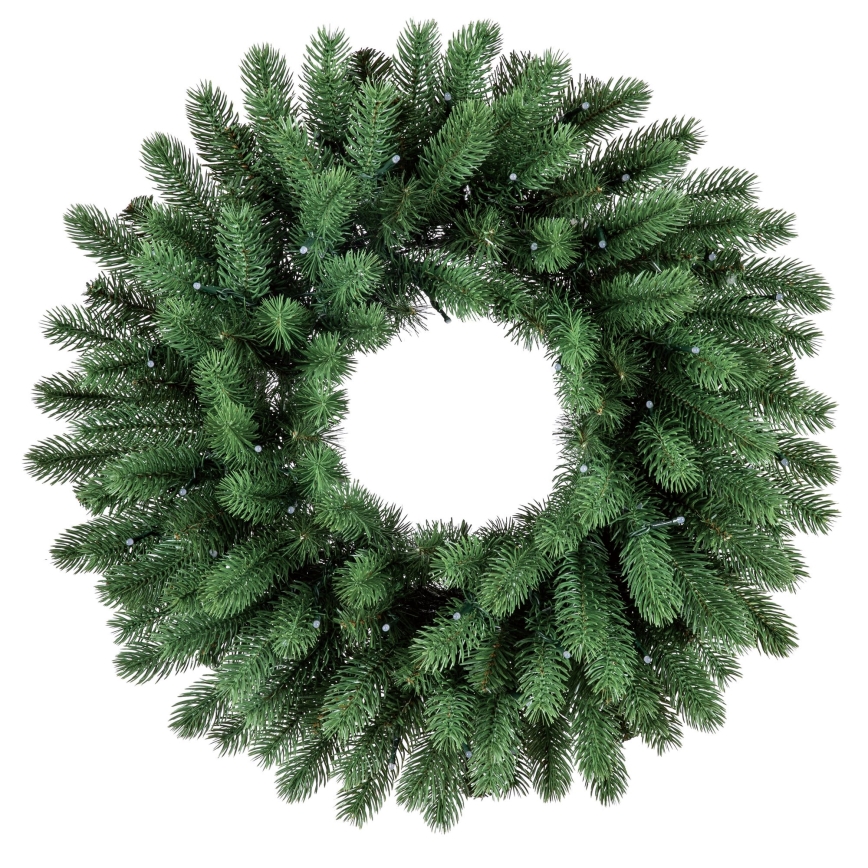Twinkly - LED RGB Ljusreglerad Julkrans PRE-LIT WREATH 50xLED diameter 61cm Wi-Fi