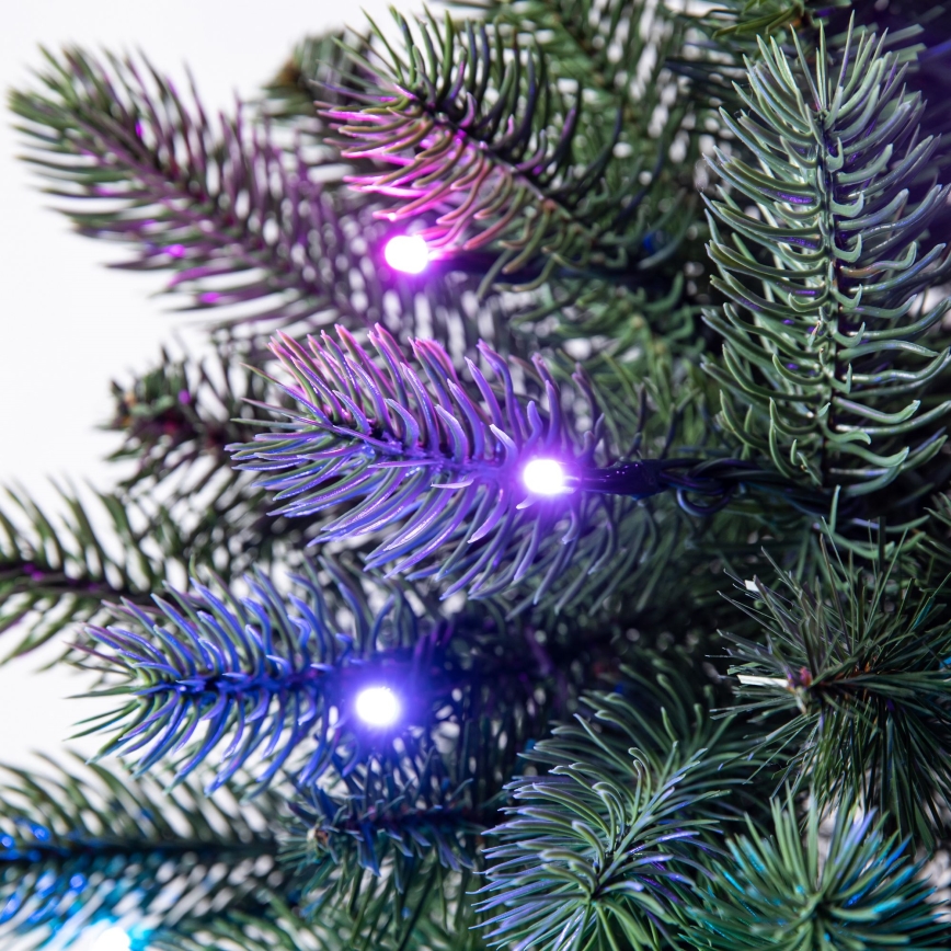 Twinkly - LED RGB Ljusreglerad Julkrans PRE-LIT WREATH 50xLED diameter 61cm Wi-Fi