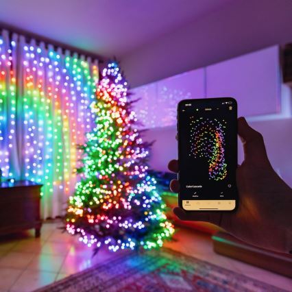 Twinkly - LED RGB Ljusreglerad utomhus Julkedja STRINGS 100xLED 11,5m IP44 Wi-Fi