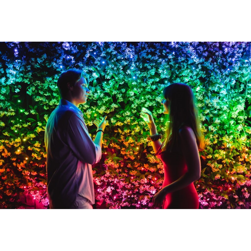Twinkly - LED RGB Ljusreglerad utomhus Julkedja STRINGS 100xLED 11,5m IP44 Wi-Fi